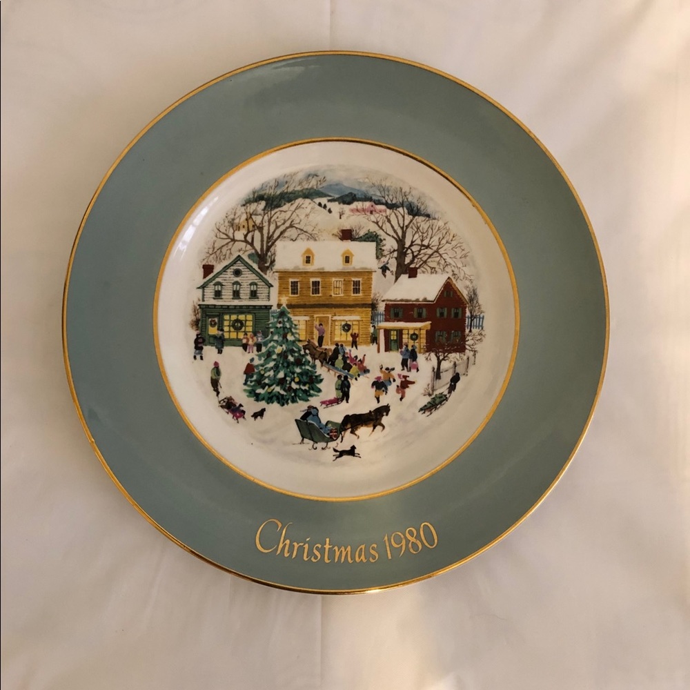Christmas Collectible Plate, “Country Christmas”